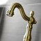 Kingston Brass Bridge Bathroom Faucet with Brass Pop-Up, Brushed Brass KS7977TX - alternate 4